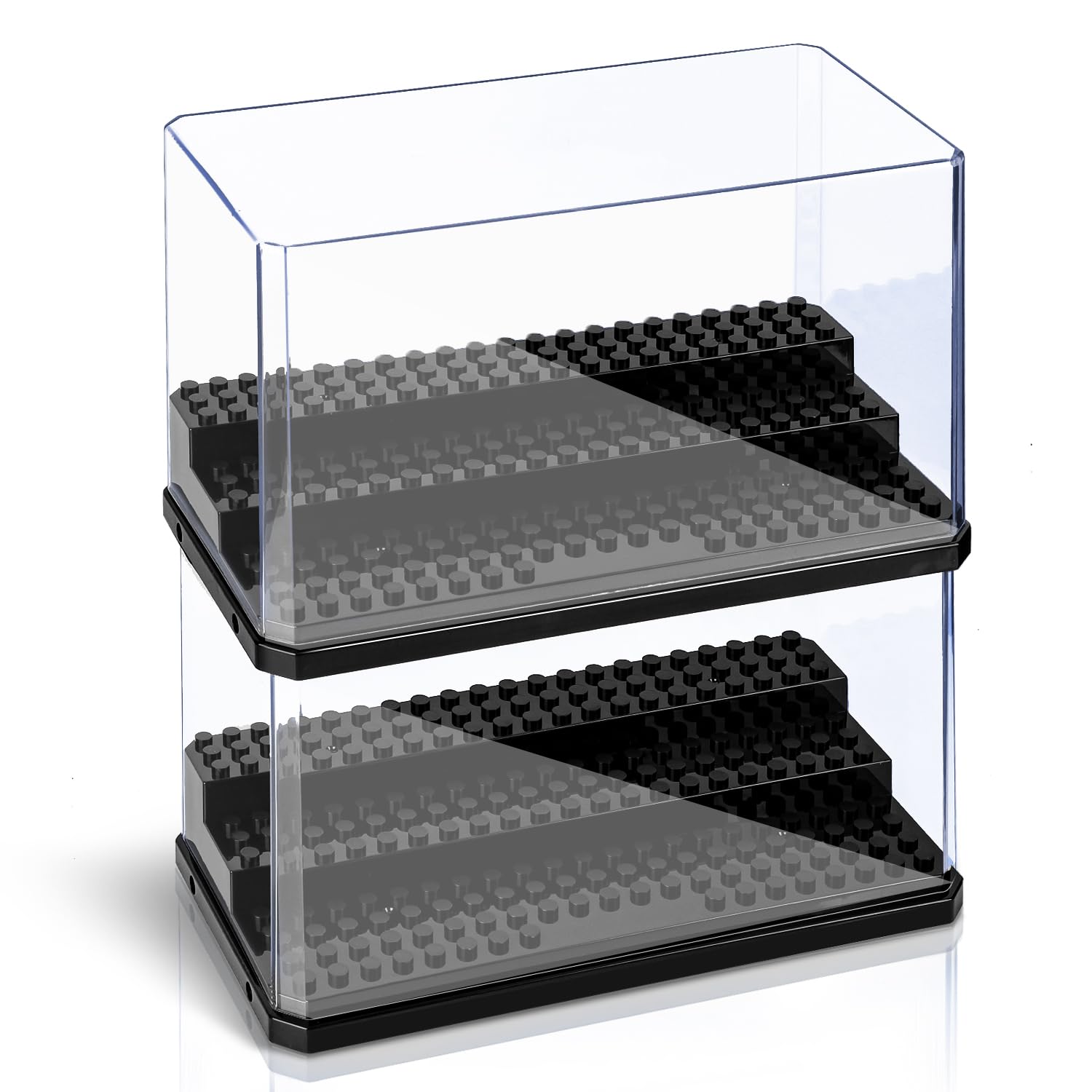 Lego Minifigure Holder - Kotak Display Minifigur Akrilik, Dapat Ditumpuk