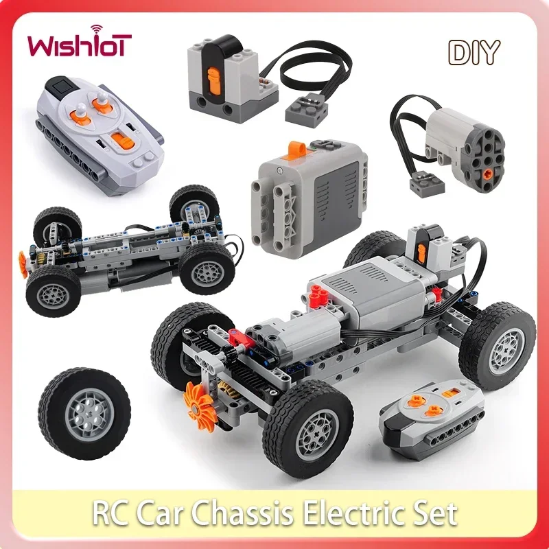 Sasis Mobil RC 4WD Set Listrik - Lego Set Technic ulasan dan harga