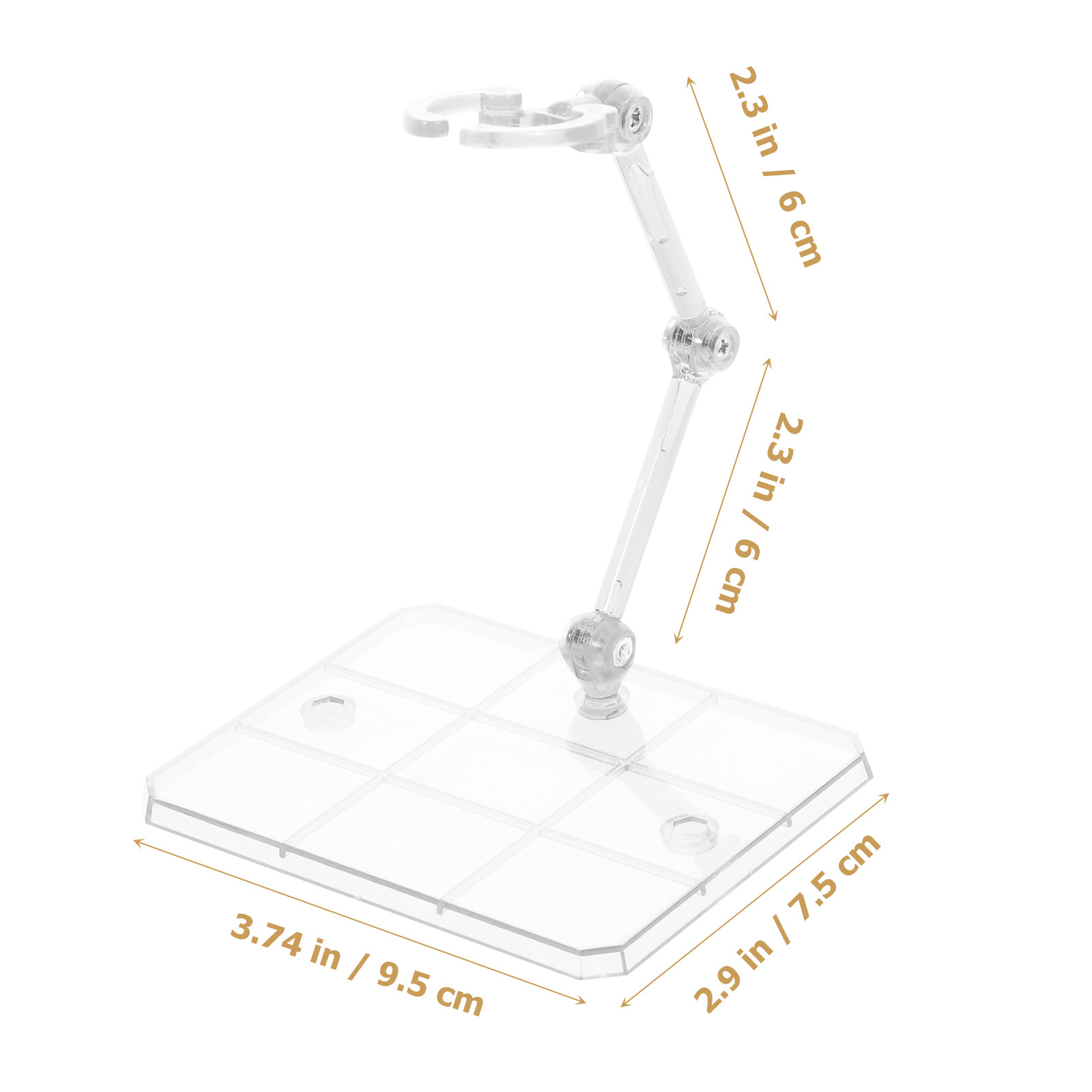 4 Buah Penyangga Figur Plastik - Action Figure Stand ulasan dan harga
