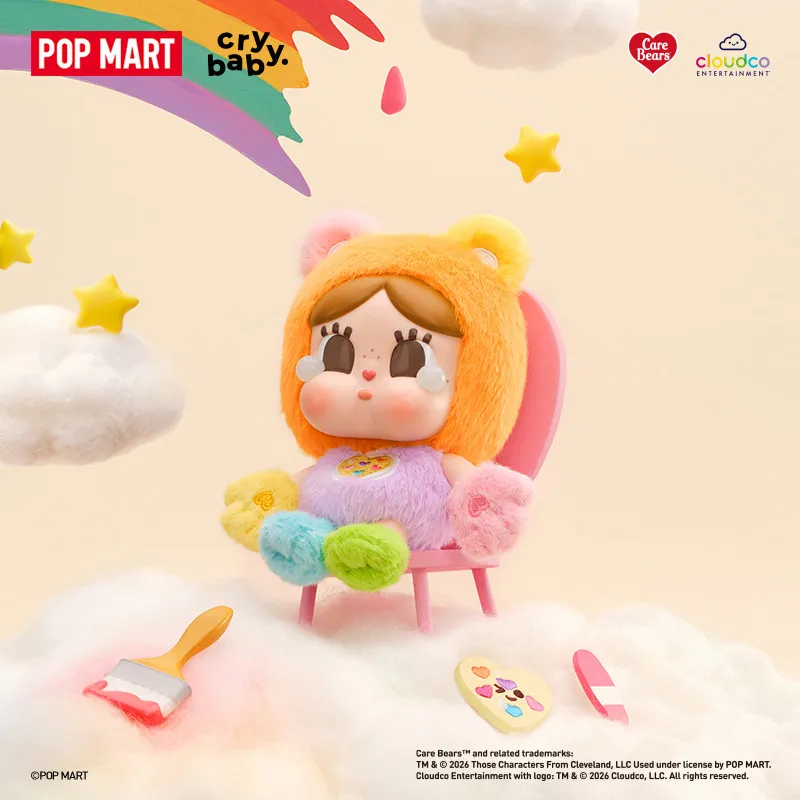 POP MART CRYBABY Care Bears Se - Vinyl Figure Blank ulasan dan harga