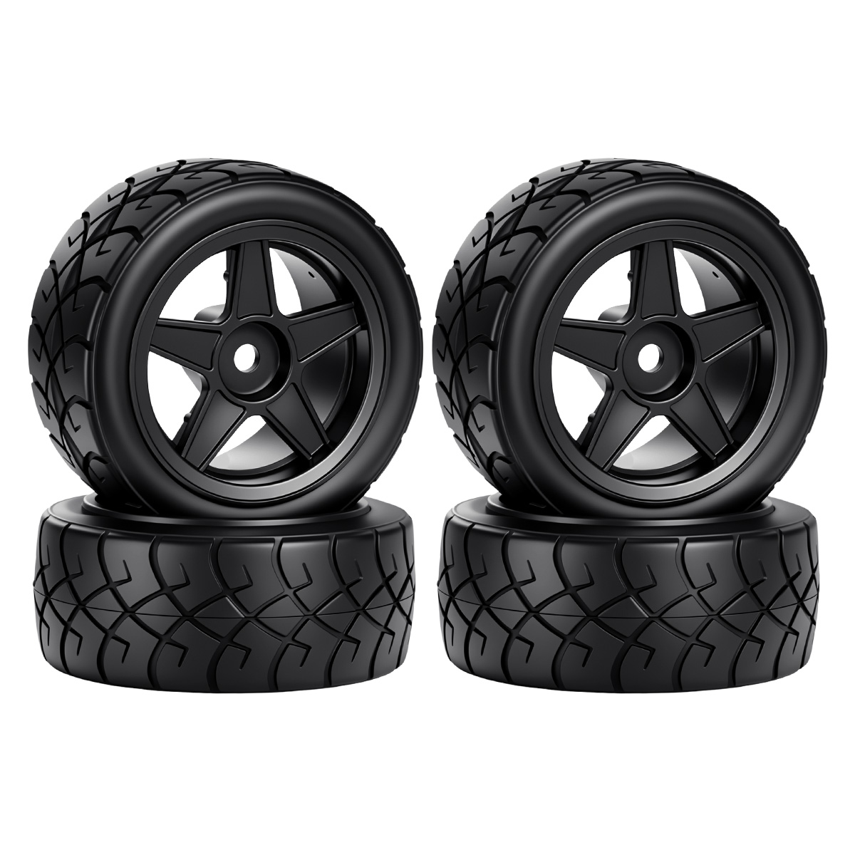 4Pcs Ban Balap Karet Hex 12mm  - Tamiya Model Rc Car ulasan dan harga