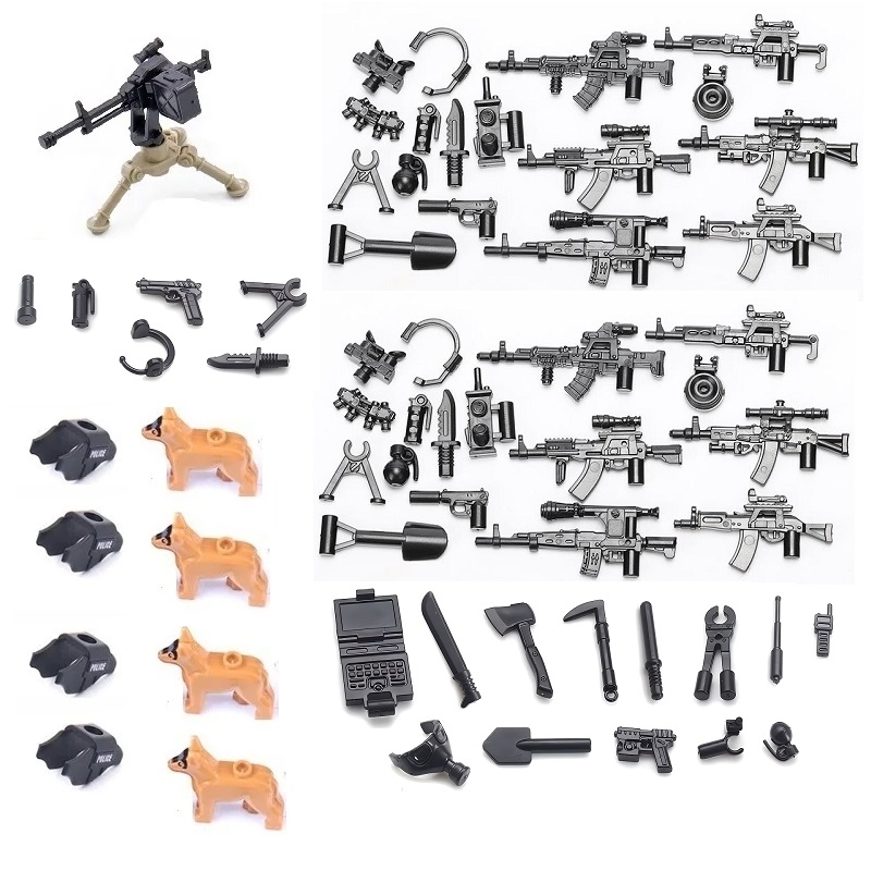 Aksesori Senjata Militer MOC S - Lego Minifigure Holder ulasan dan harga